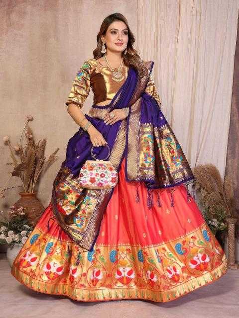 YNF Wholesale Jacquard Silk Traditional Lehenga KESH714 VINAYAK -3 | Surat Manufacturer