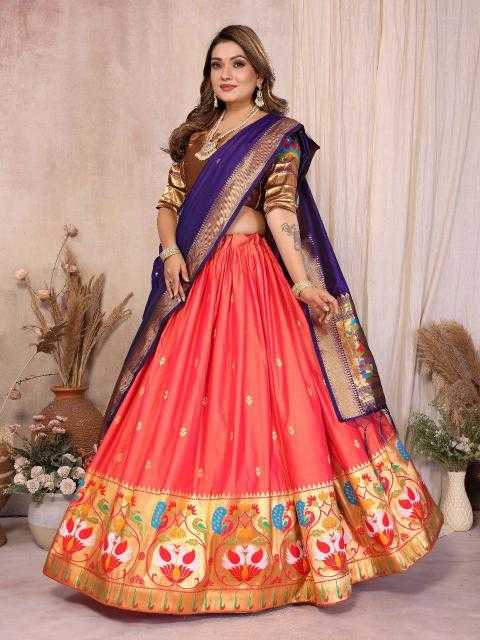 YNF Wholesale Jacquard Silk Traditional Lehenga KESH714 VINAYAK -3 | Surat Manufacturer