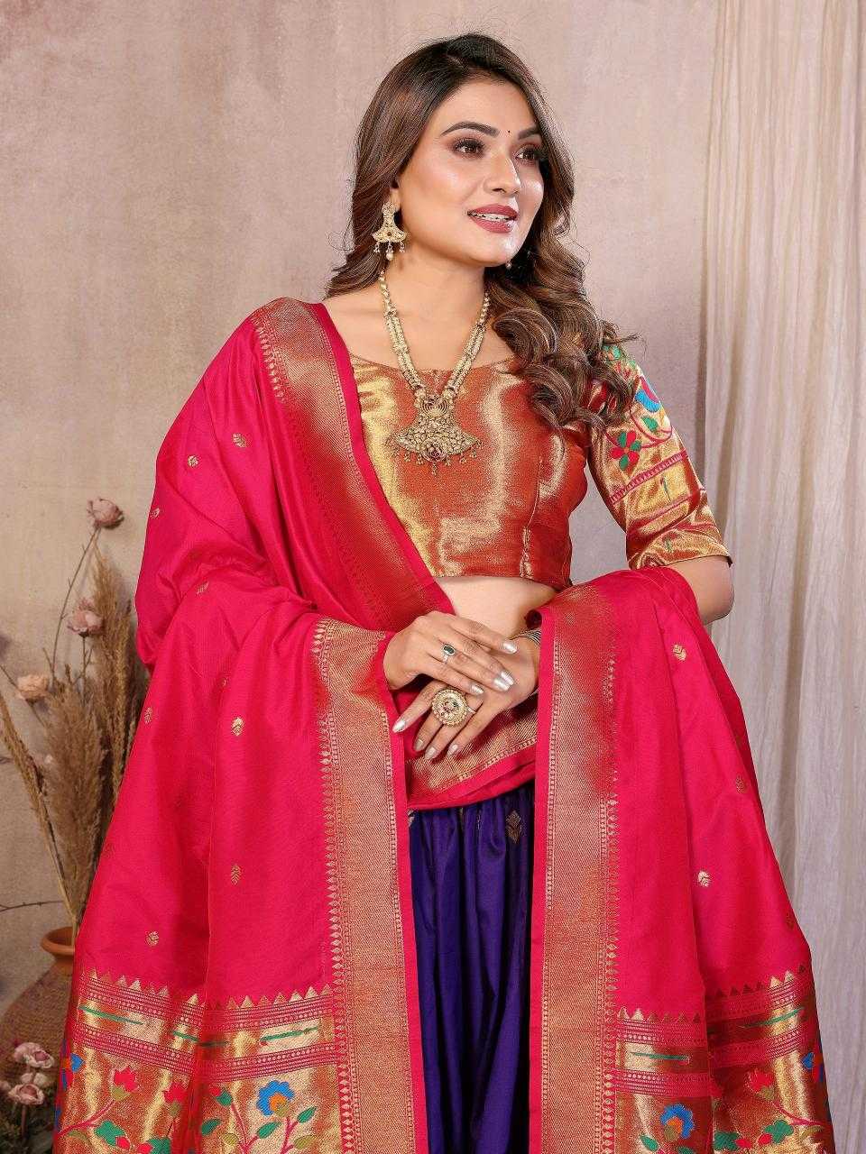 YNF Wholesale Jacquard Silk Traditional Lehenga KESH714 VINAYAK -3 | Surat Manufacturer
