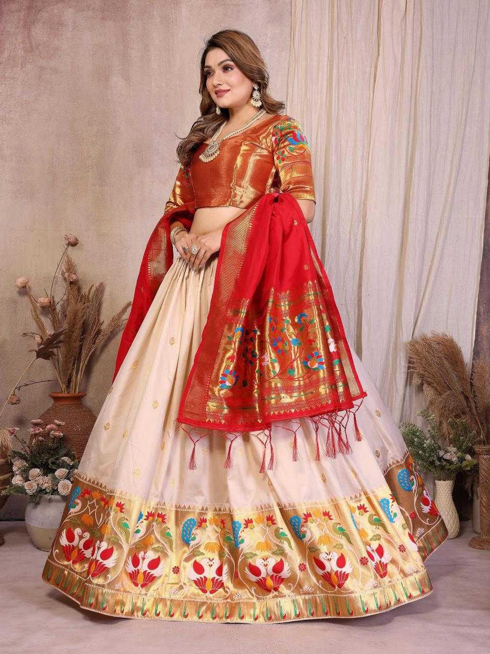 YNF Wholesale Jacquard Silk Traditional Lehenga KESH714 VINAYAK -3 | Surat Manufacturer