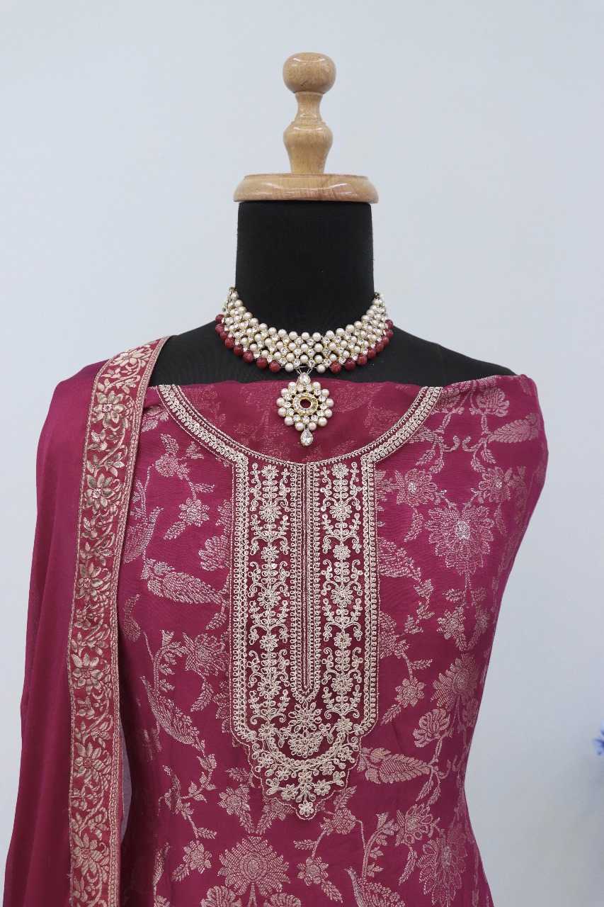 YNF Wholesale Jacquard Viscose Party wear suits RIN236 69183 | Surat Manufacturer
