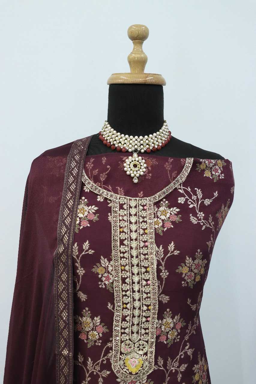 YNF Wholesale Jacquard Viscose Wedding Suits RIN236 HITU 1554 | Surat Manufacturer