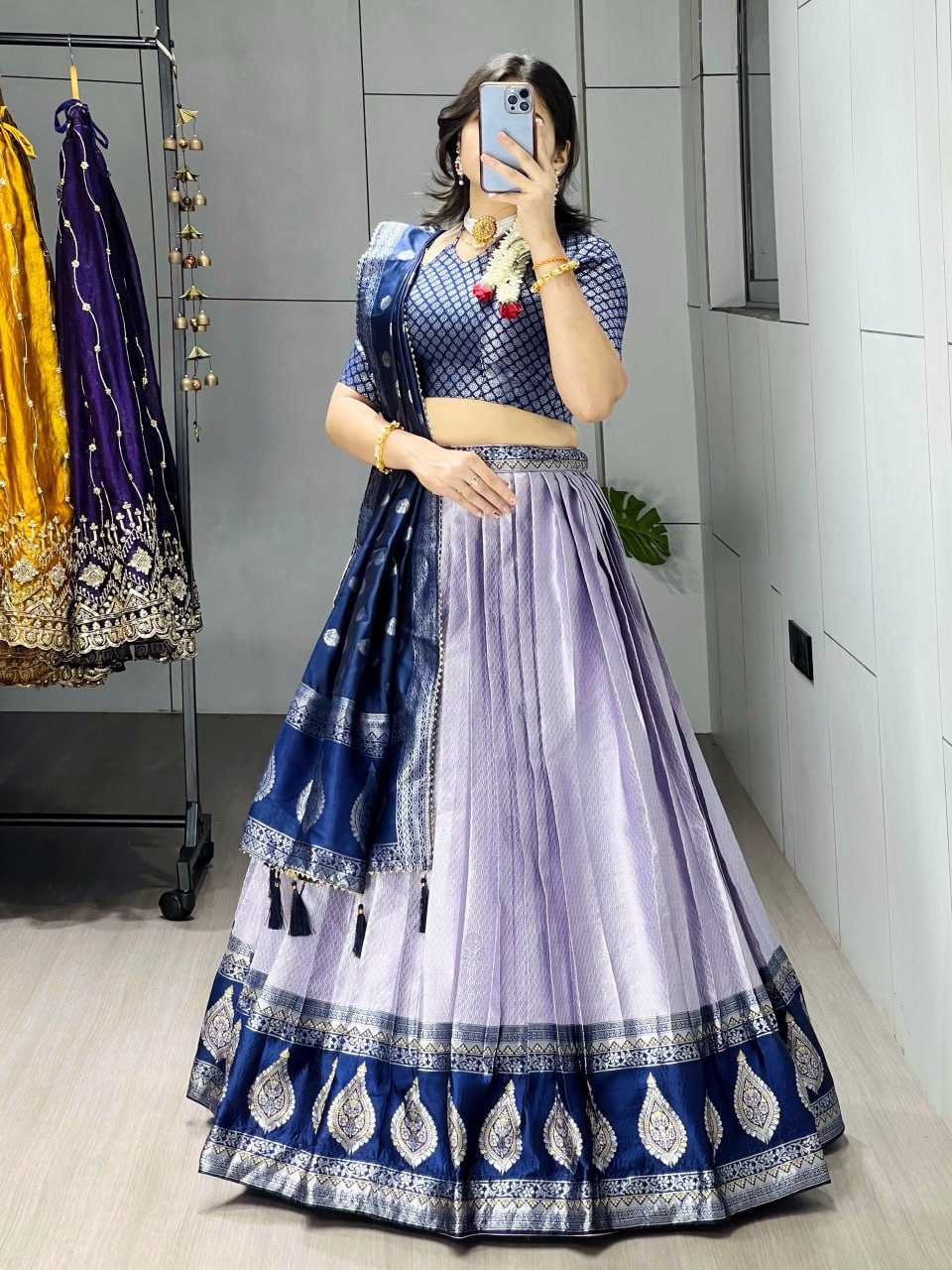 YNF Wholesale Kanjivaram Silk Wedding Lehenga RIN119 8116 | Surat Manufacturer