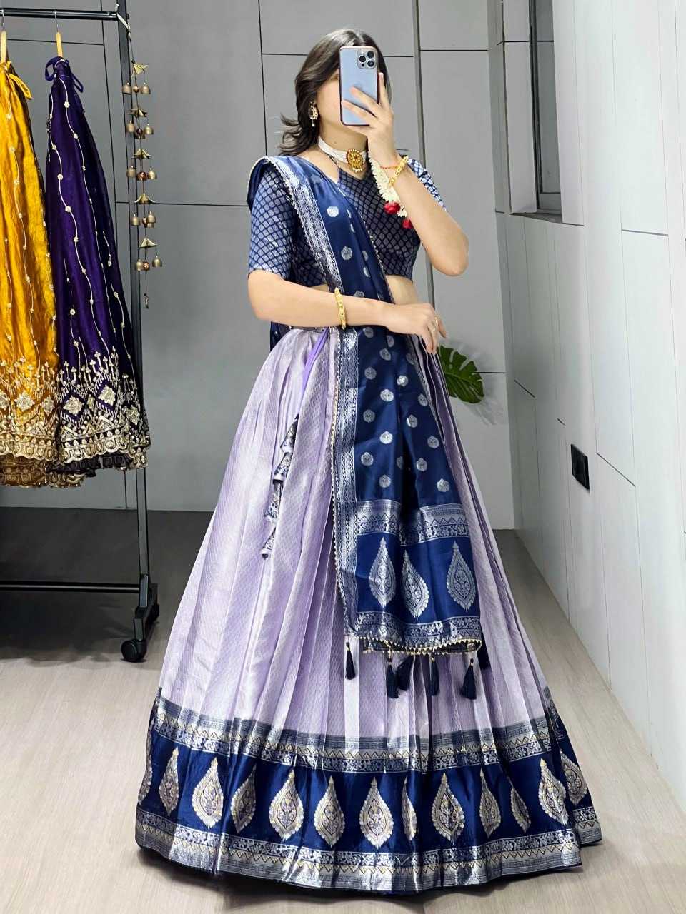 YNF Wholesale Kanjivaram Silk Wedding Lehenga RIN119 8116 | Surat Manufacturer