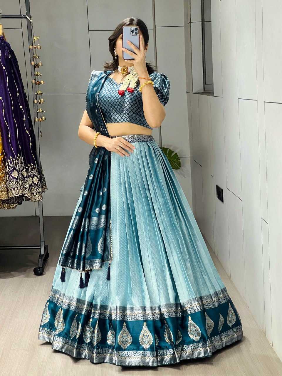 YNF Wholesale Kanjivaram Silk Wedding Lehenga RIN119 8116 | Surat Manufacturer