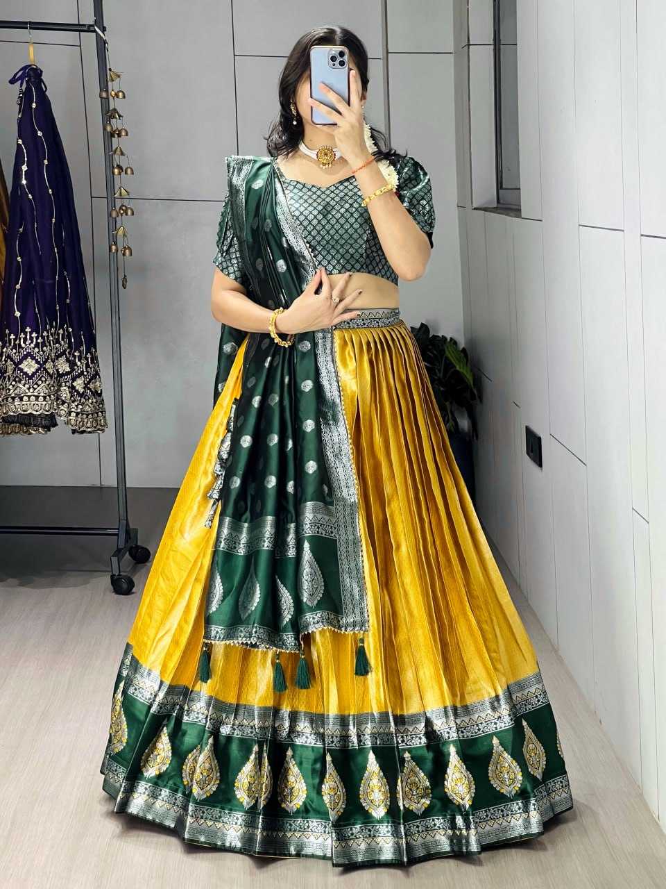 YNF Wholesale Kanjivaram Silk Wedding Lehenga RIN119 8116 | Surat Manufacturer