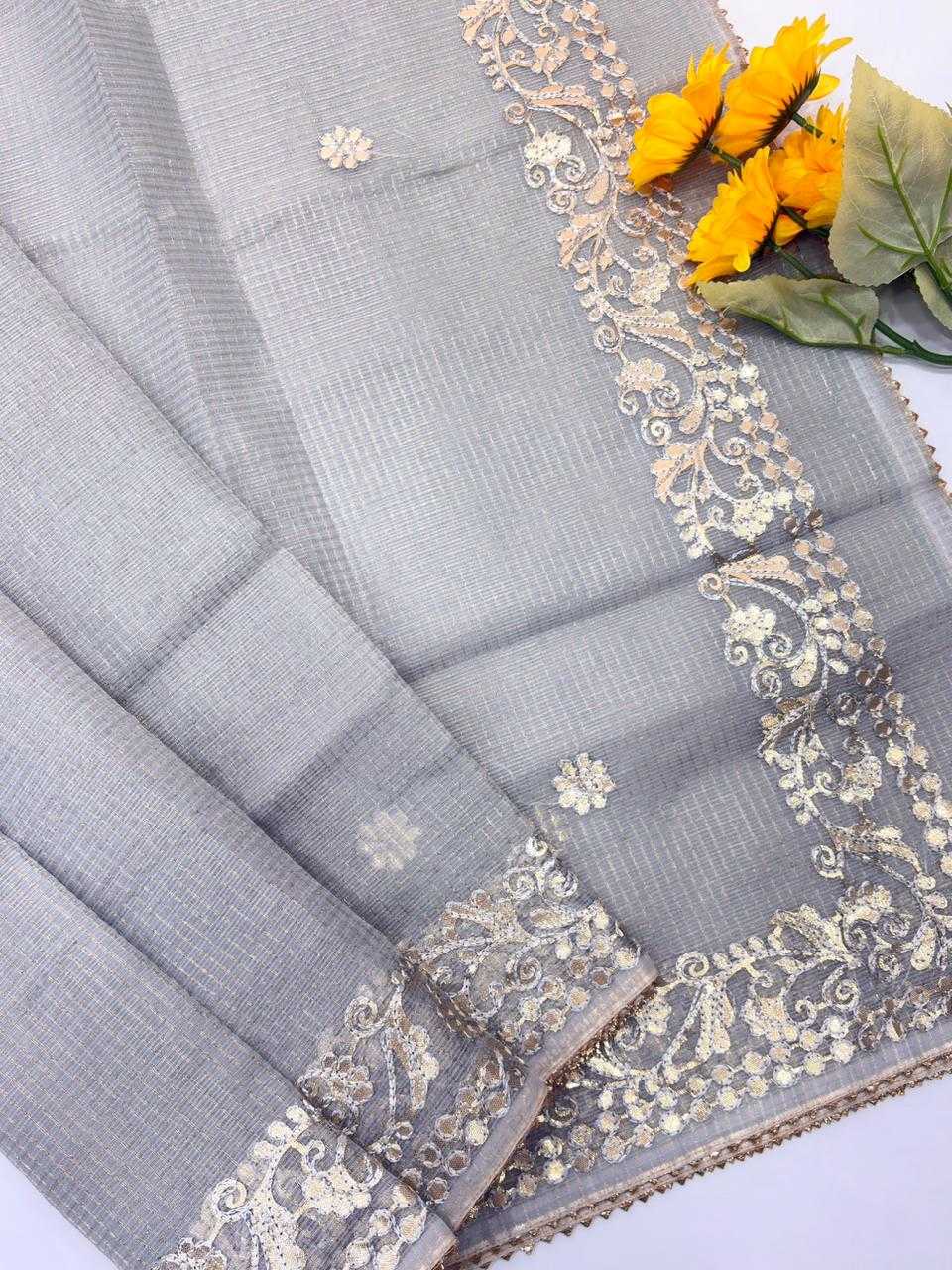 YNF Wholesale Kota Checks Zari Sarees KESH592 gottapati | Surat Manufacturer
