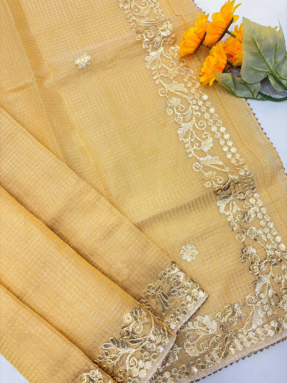 YNF Wholesale Kota Checks Zari Sarees KESH592 gottapati | Surat Manufacturer