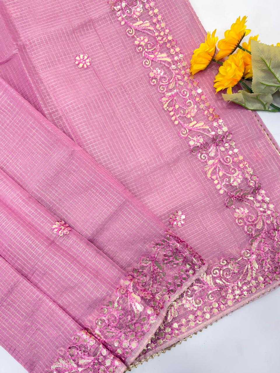 YNF Wholesale Kota Checks Zari Sarees KESH592 gottapati | Surat Manufacturer
