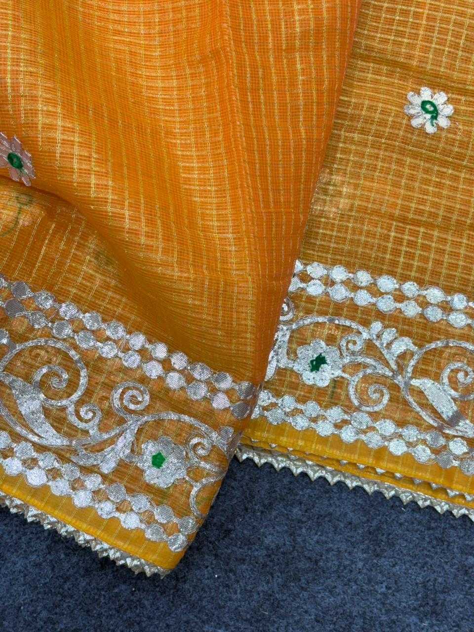 YNF Wholesale Kota Checks Party Wear Sarees KESH592 zari weave | Surat Manufacturer