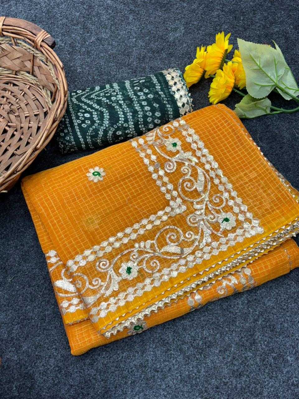 YNF Wholesale Kota Checks Party Wear Sarees KESH592 zari weave | Surat Manufacturer