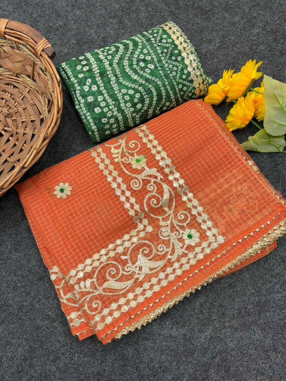 YNF Wholesale Kota Checks Party Wear Sarees KESH592 zari weave | Surat Manufacturer