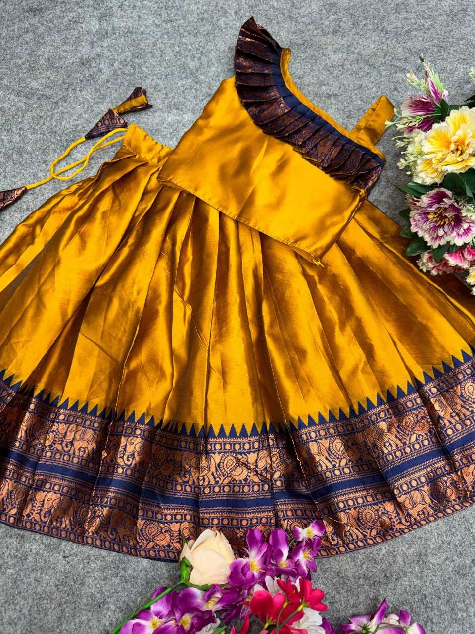 YNF Wholesale Lichi Silk Kids Lehenga Choli KESH642 072 | Surat Manufacturer