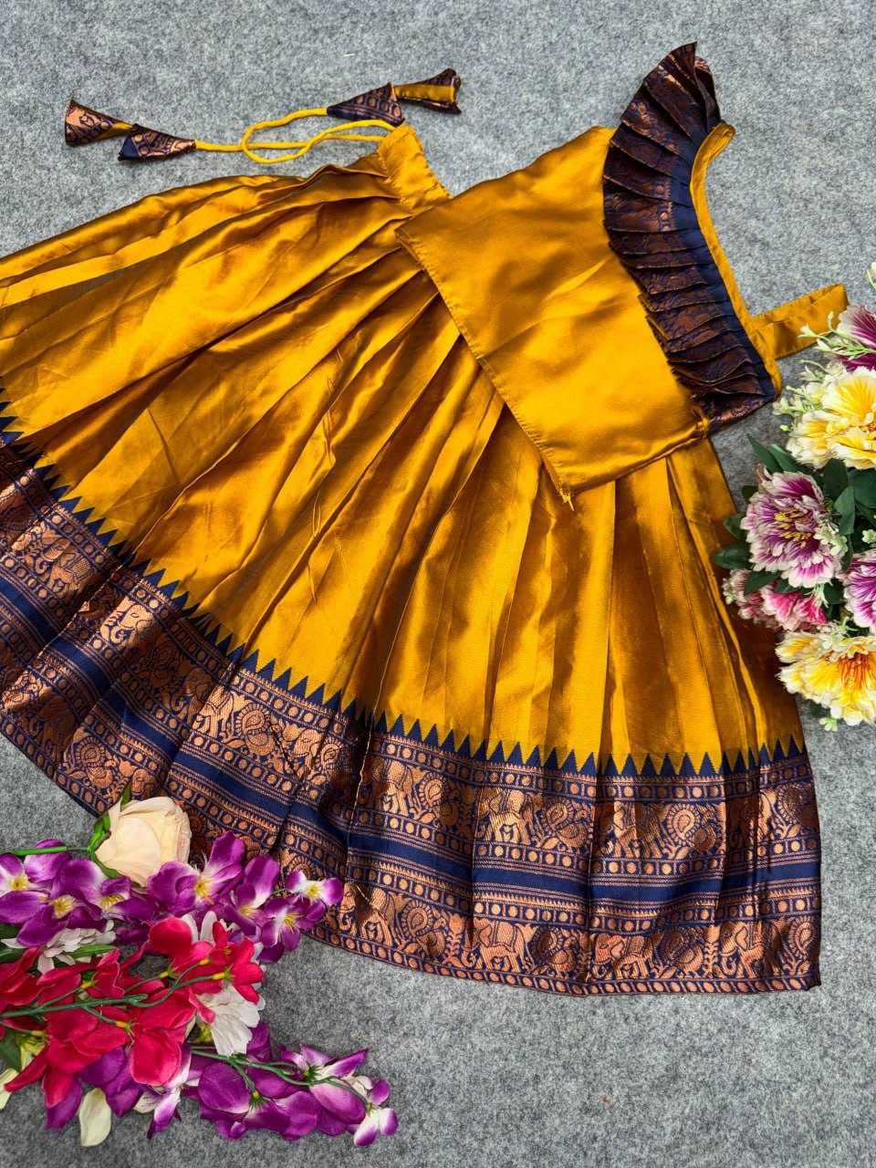 YNF Wholesale Lichi Silk Kids Lehenga Choli KESH642 072 | Surat Manufacturer