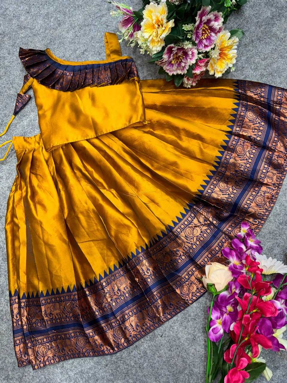 YNF Wholesale Lichi Silk Kids Lehenga Choli KESH642 072 | Surat Manufacturer