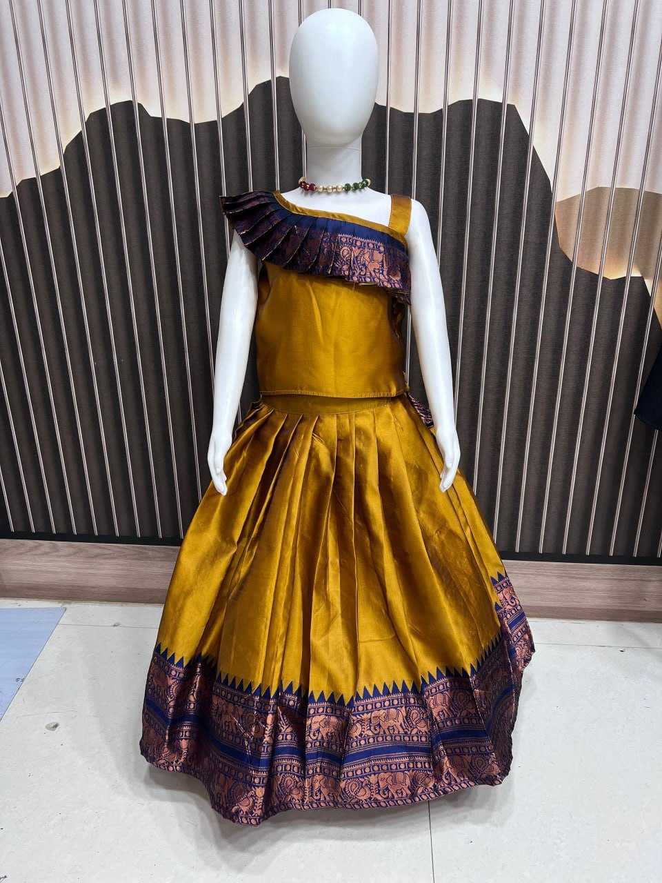 YNF Wholesale Lichi Silk Kids Lehenga Choli KESH642 072 | Surat Manufacturer