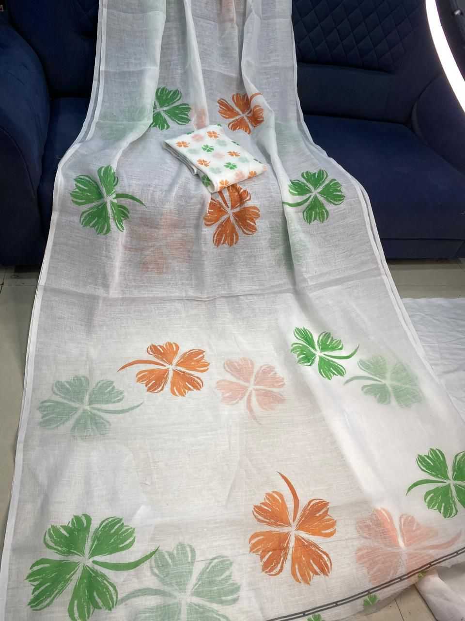 YNF Wholesale Linen Linen Sarees KESH577 REPUBLIC DAY | Surat Manufacturer