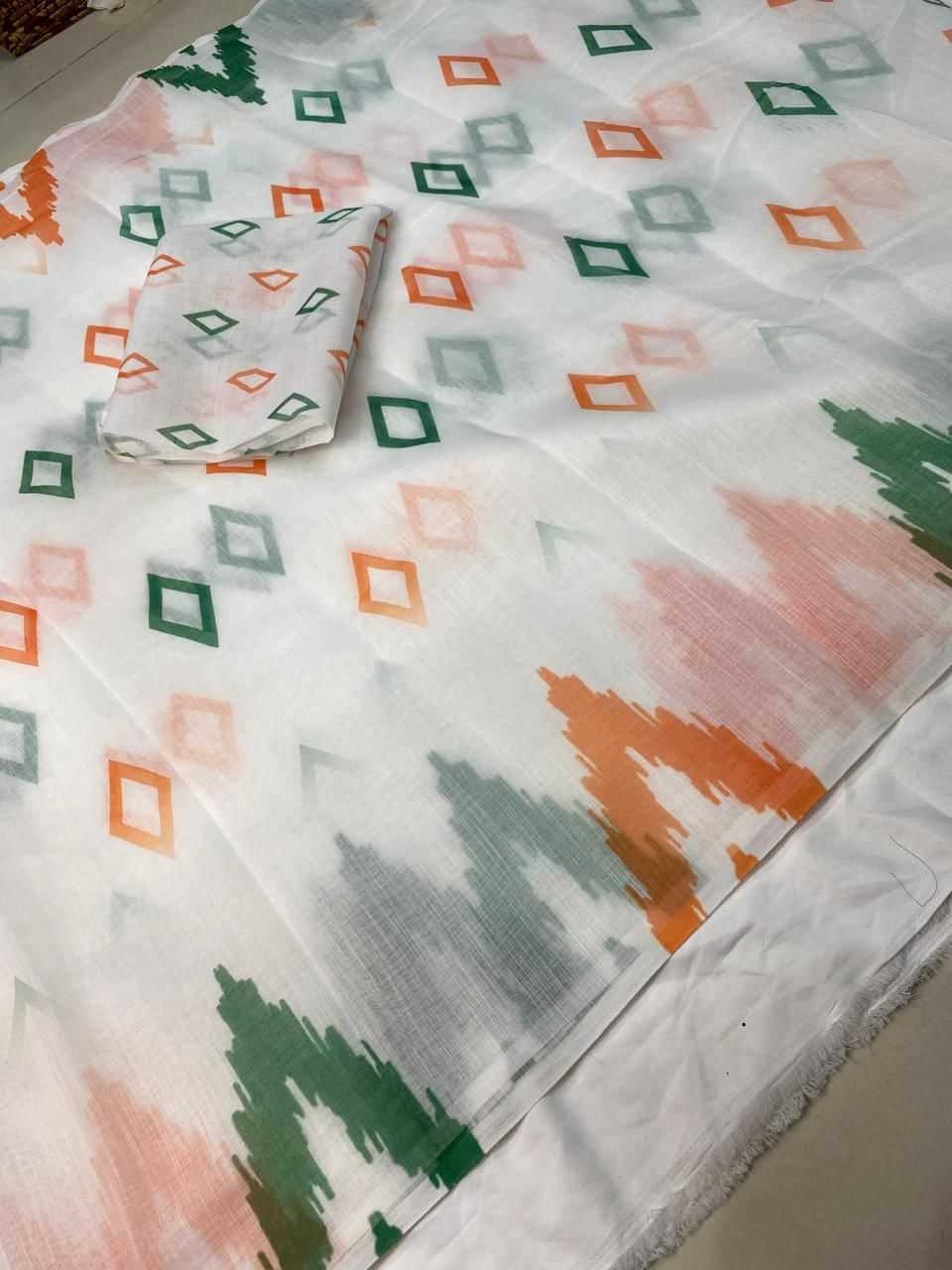 YNF Wholesale Linen Linen Sarees KESH577 REPUBLIC DAY | Surat Manufacturer