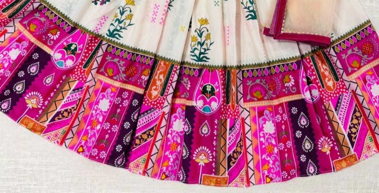 YNF Wholesale Muslin Cotton Kids Lehenga RIN235 Muslin coton | Surat Manufacturer