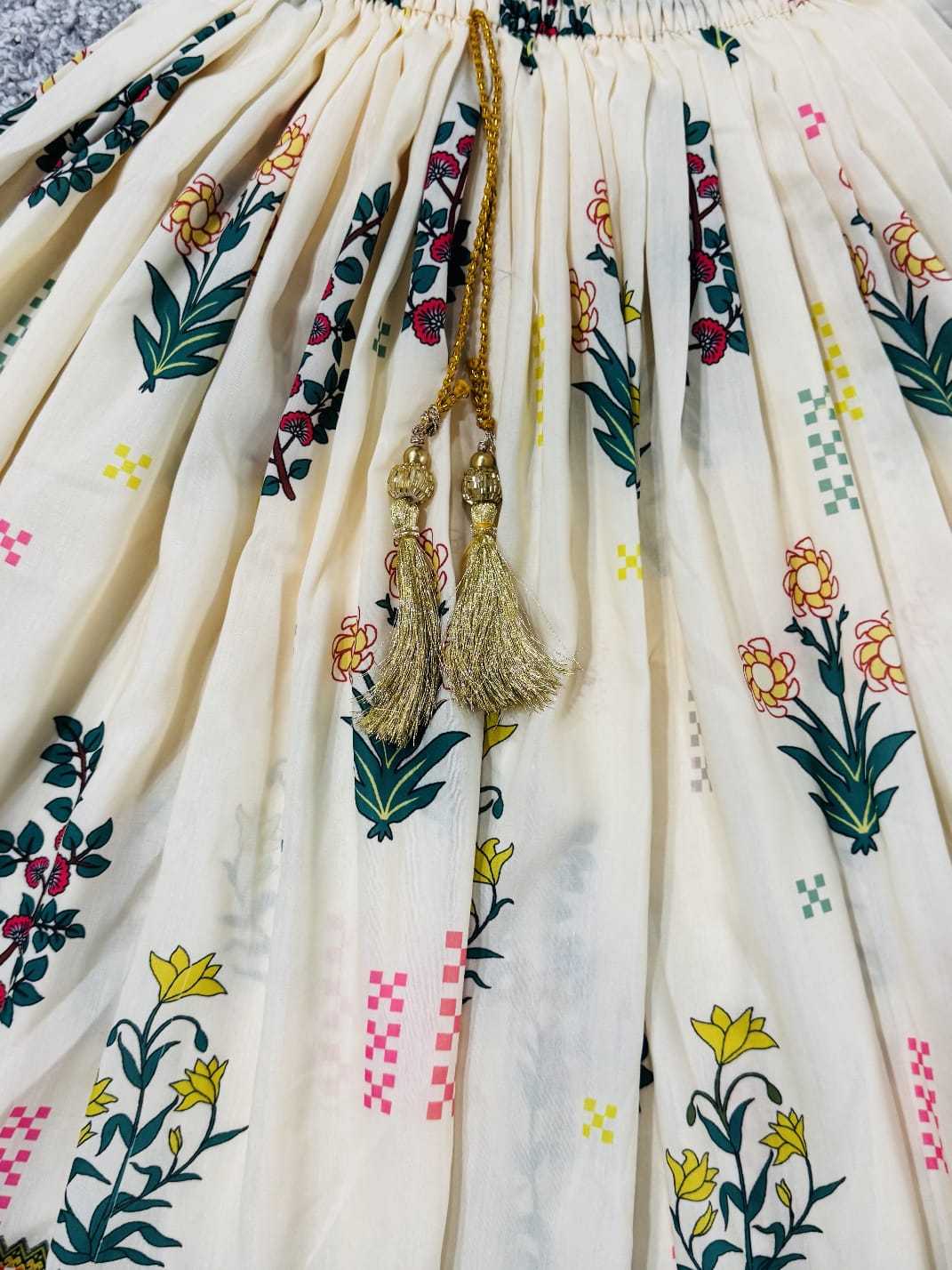 YNF Wholesale Muslin Cotton Kids Lehenga RIN235 Muslin coton | Surat Manufacturer