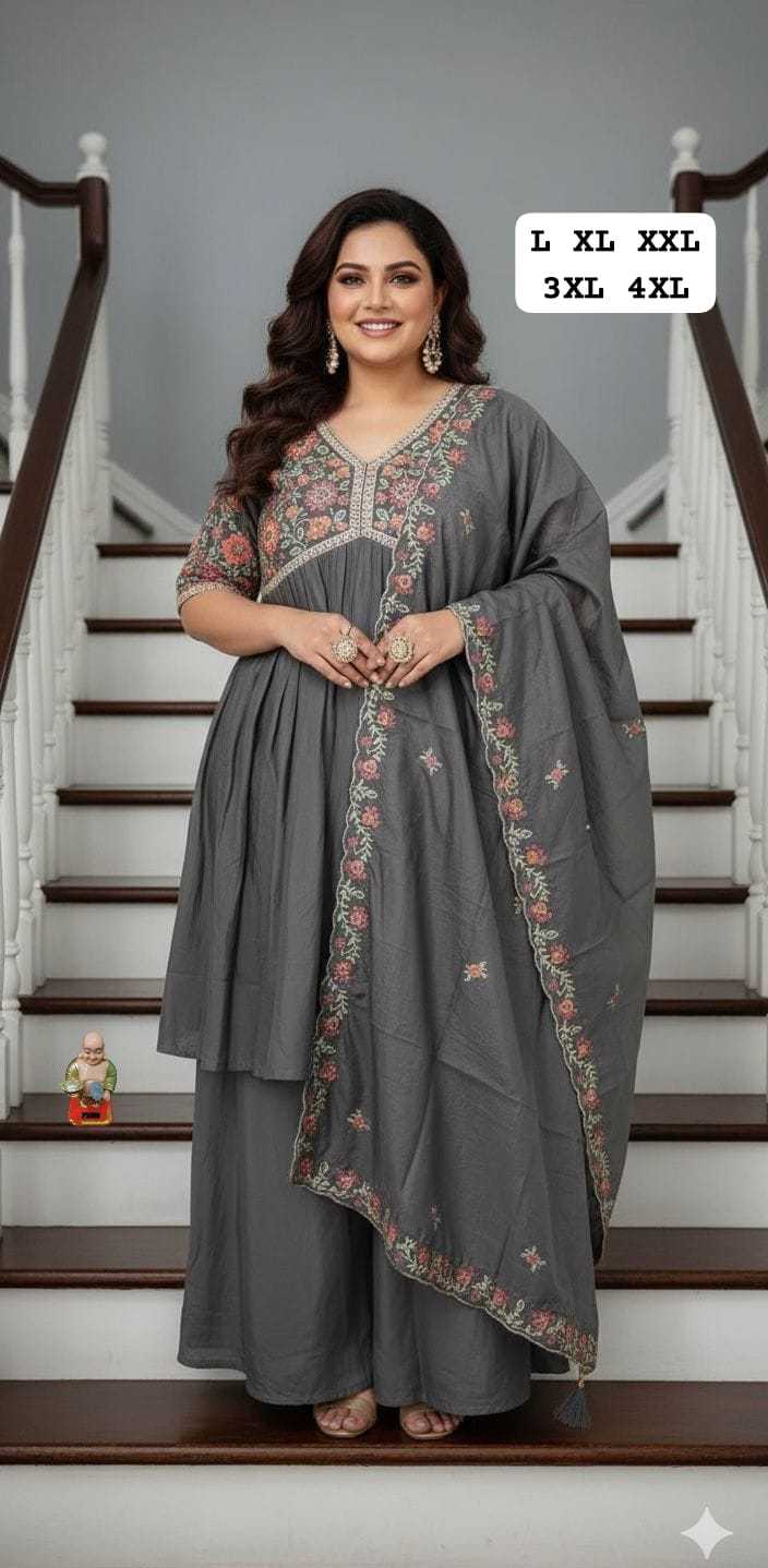 YNF Wholesale Muslin Alia Cut Suits KESH594 RAVISHA | Surat Manufacturer