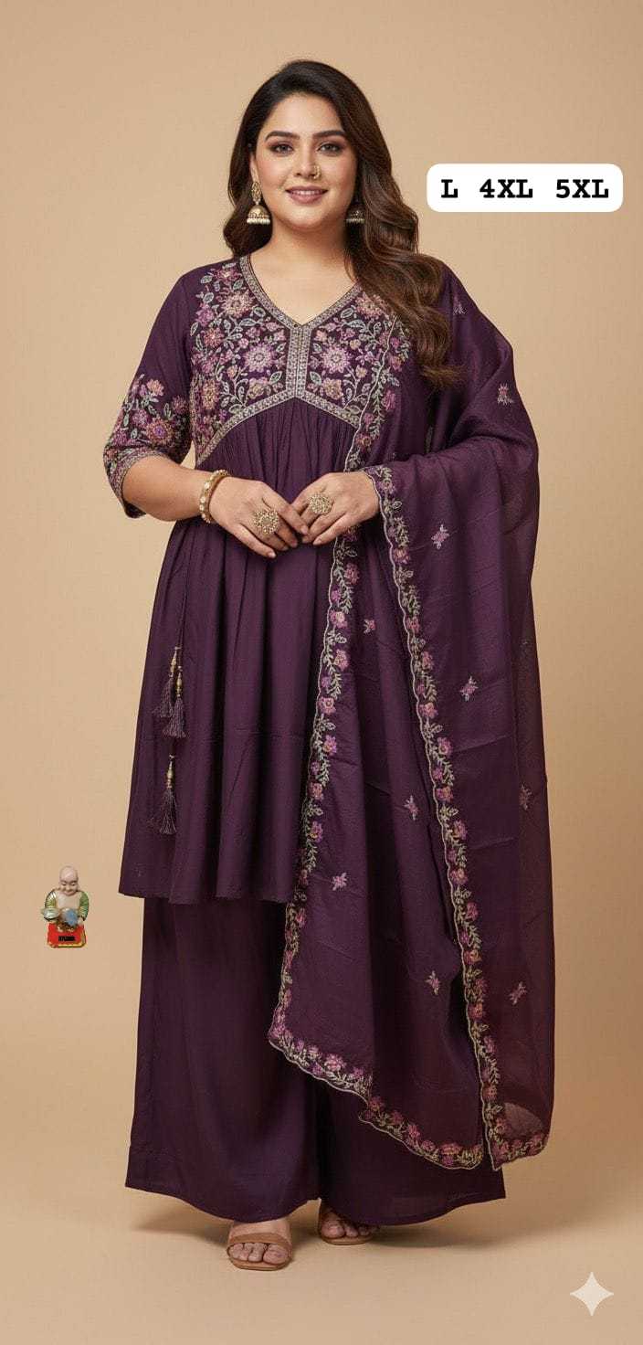 YNF Wholesale Muslin Alia Cut Suits KESH594 RAVISHA | Surat Manufacturer