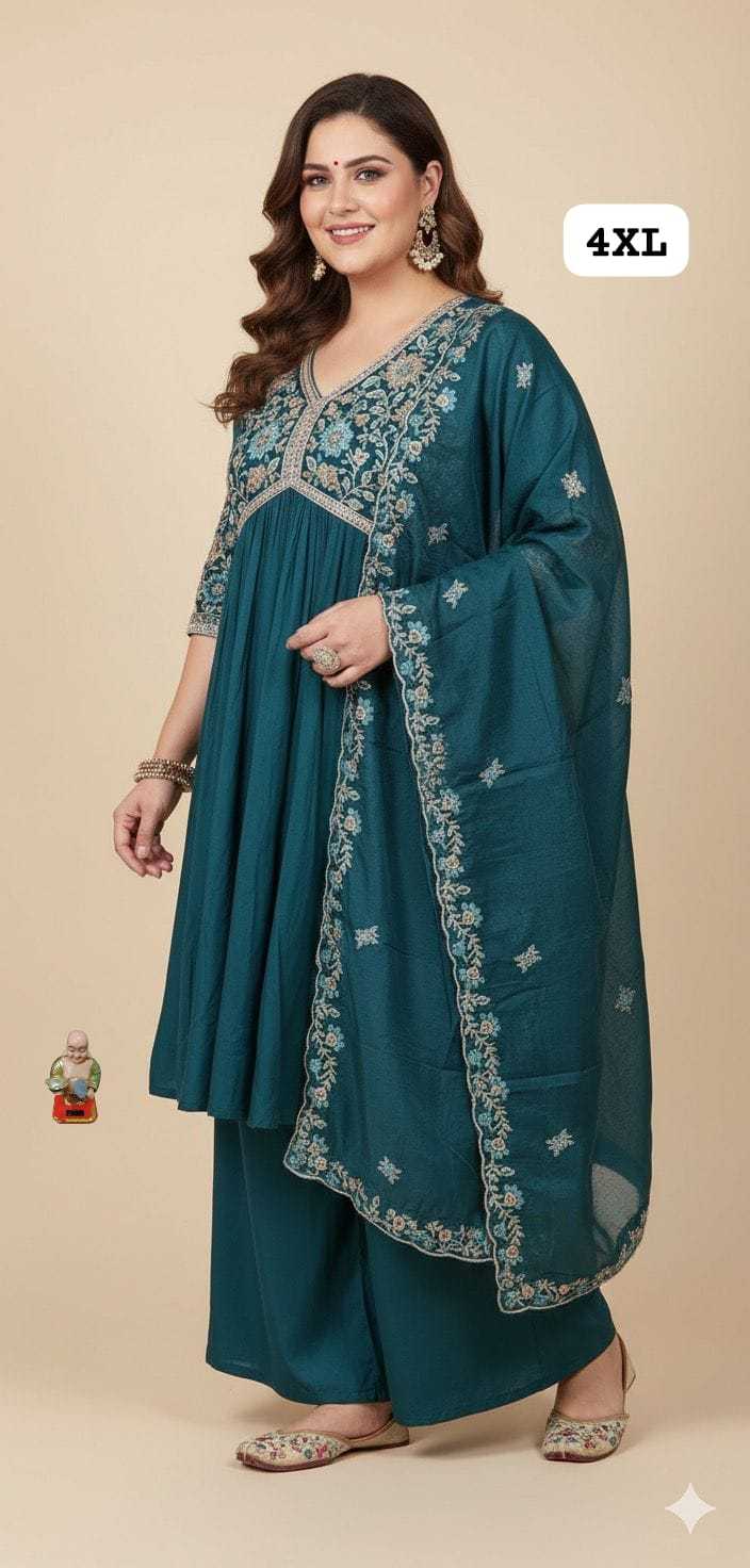 YNF Wholesale Muslin Alia Cut Suits KESH594 RAVISHA | Surat Manufacturer