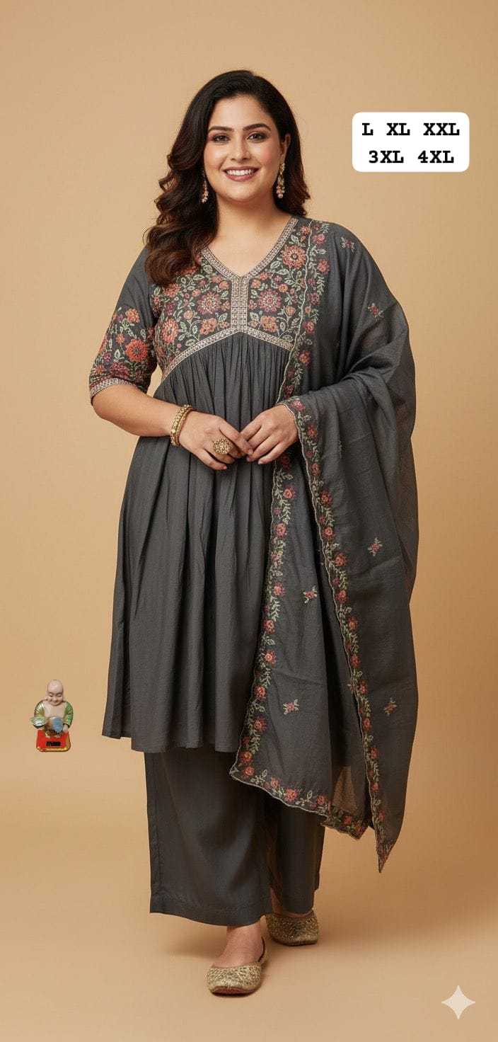 YNF Wholesale Muslin Alia Cut Suits KESH594 RAVISHA | Surat Manufacturer