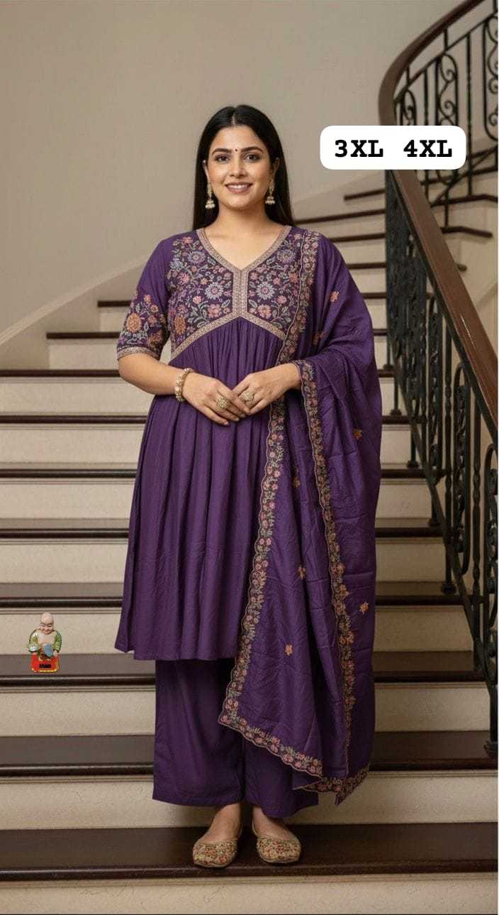 YNF Wholesale Muslin Alia Cut Suits KESH594 RAVISHA | Surat Manufacturer