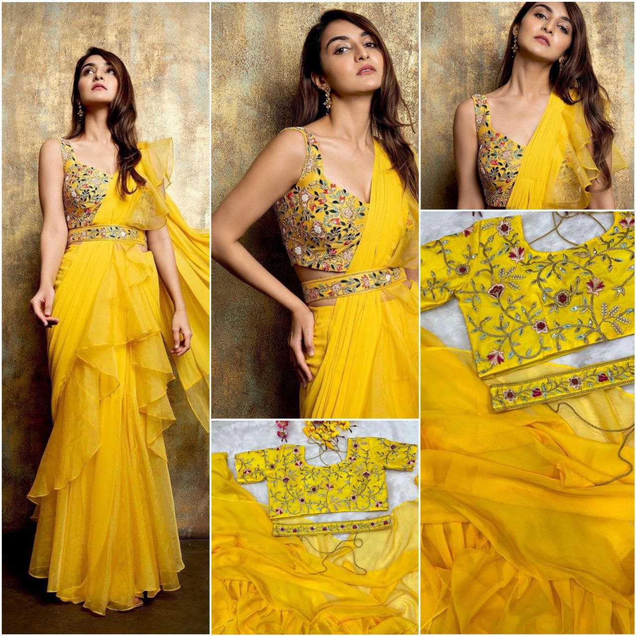 YNF Wholesale Organza Ready To Wear Sarees KESH591 41 | Surat Manufacturer
