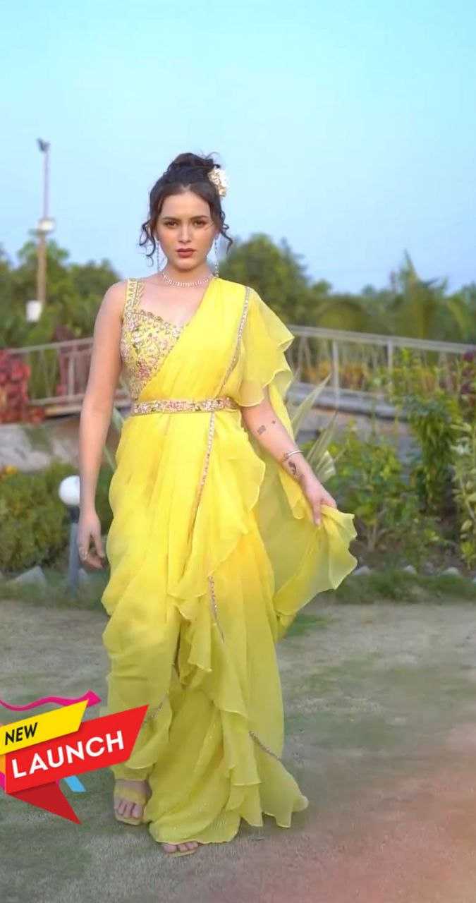 YNF Wholesale Organza Ready To Wear Sarees KESH591 41 | Surat Manufacturer