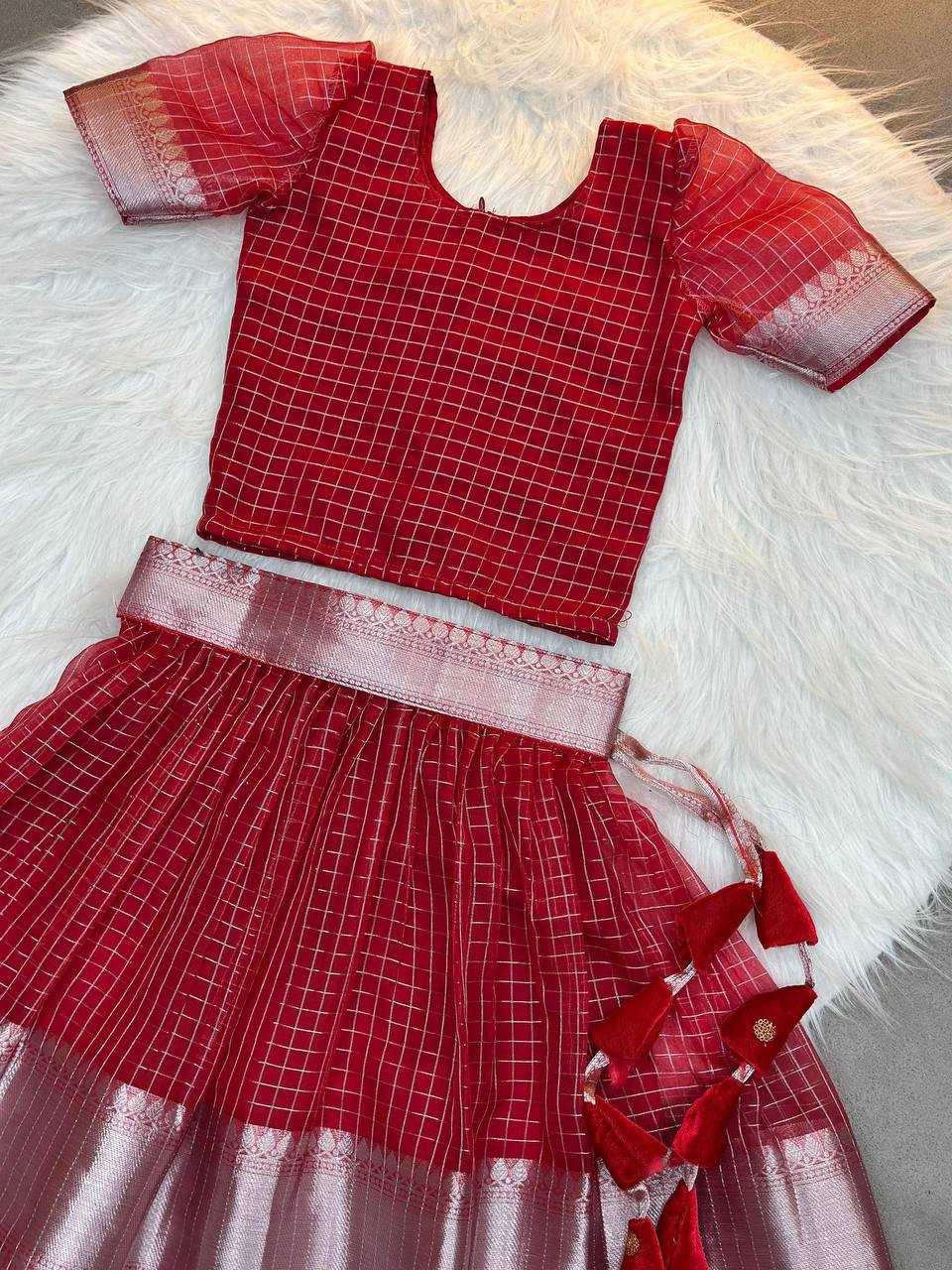 YNF Wholesale Organza Kids Ethnic Wear KESH709 01 | Surat Manufacturer