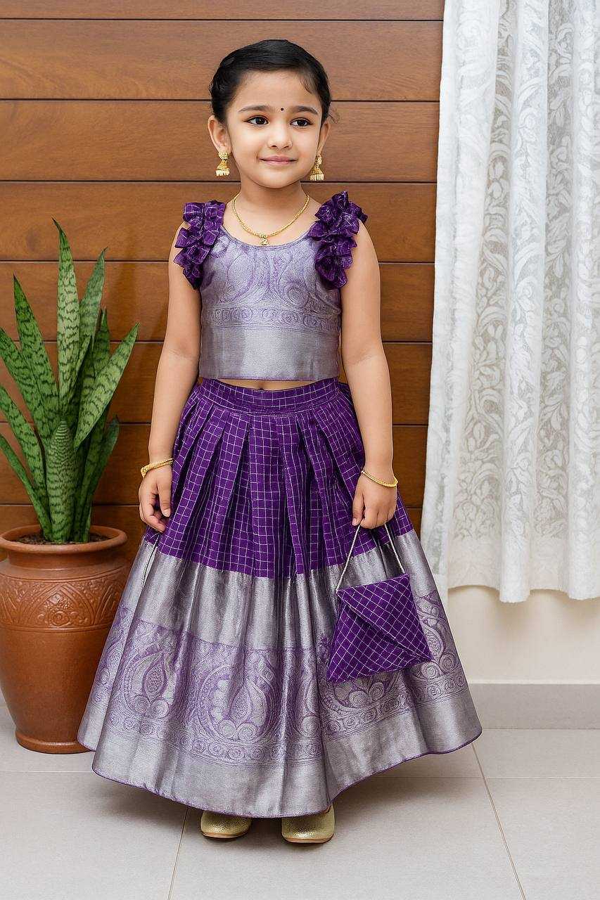 YNF Wholesale Organza Kids Lehenga KESH709 699 | Surat Manufacturer