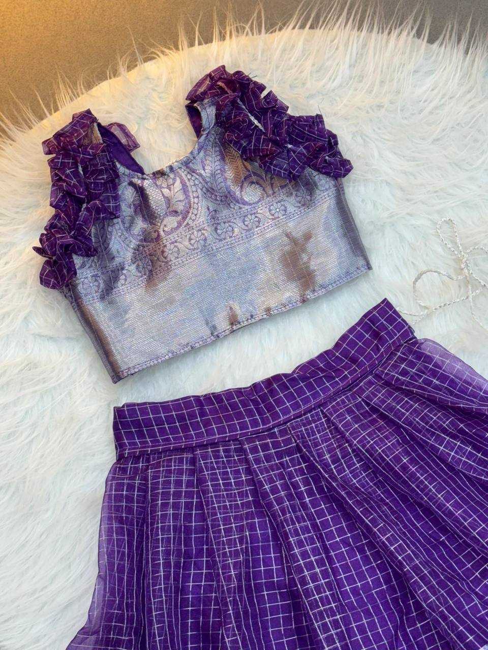 YNF Wholesale Organza Kids Lehenga KESH709 699 | Surat Manufacturer