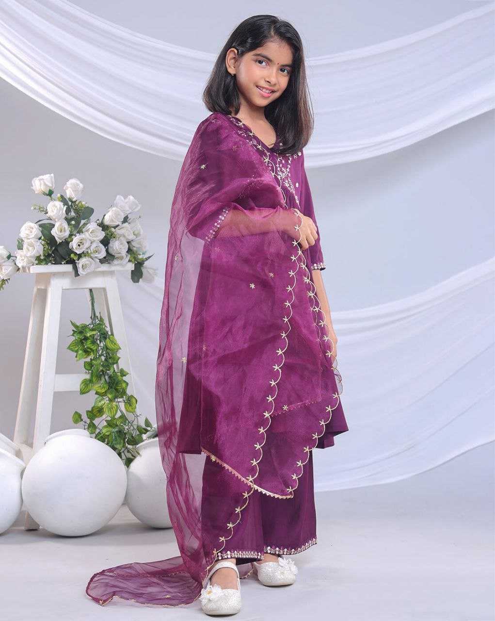 YNF Wholesale Organza Silk Embroidered Frock KESH461 206 | Surat Manufacturer