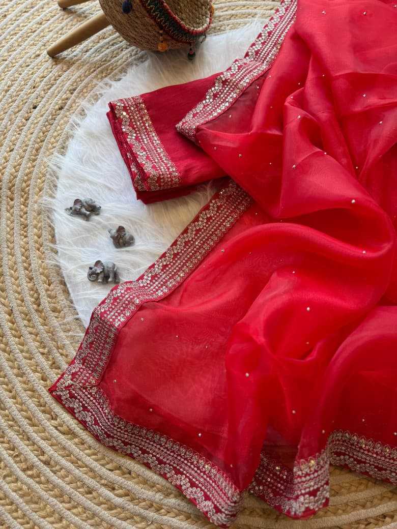 YNF Wholesale Organza Silk Party Wear Silk Sarees KESH519 organza silk | Surat Manufacturer
