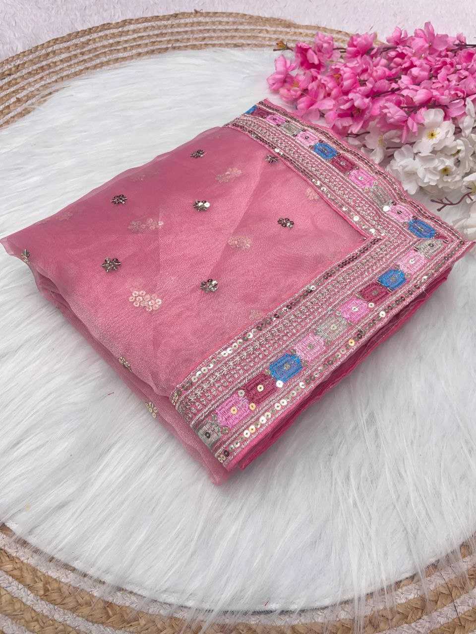 YNF Wholesale Organza Silk Designer Sarees KESH606 1018 | Surat Manufacturer