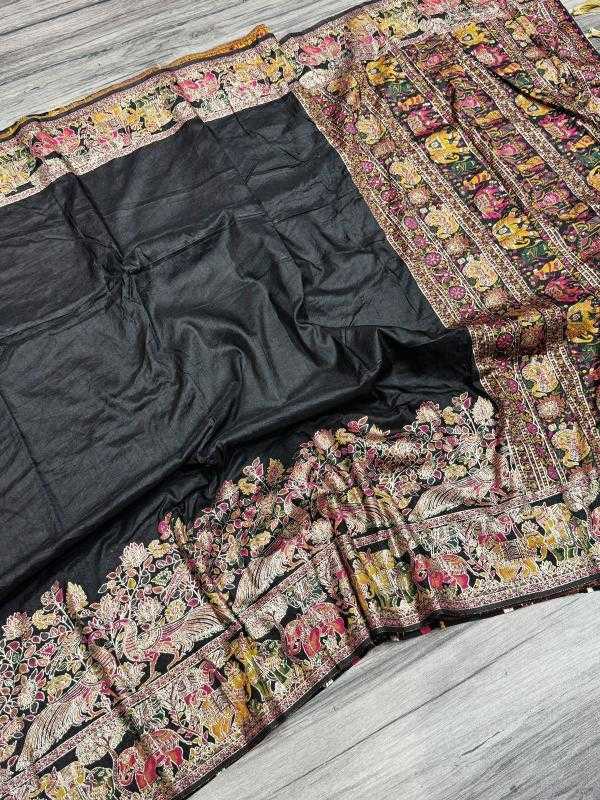 YNF Wholesale Pashmina Silk Party Wear Sarees KESH484 SHILVER | Surat Manufacturer