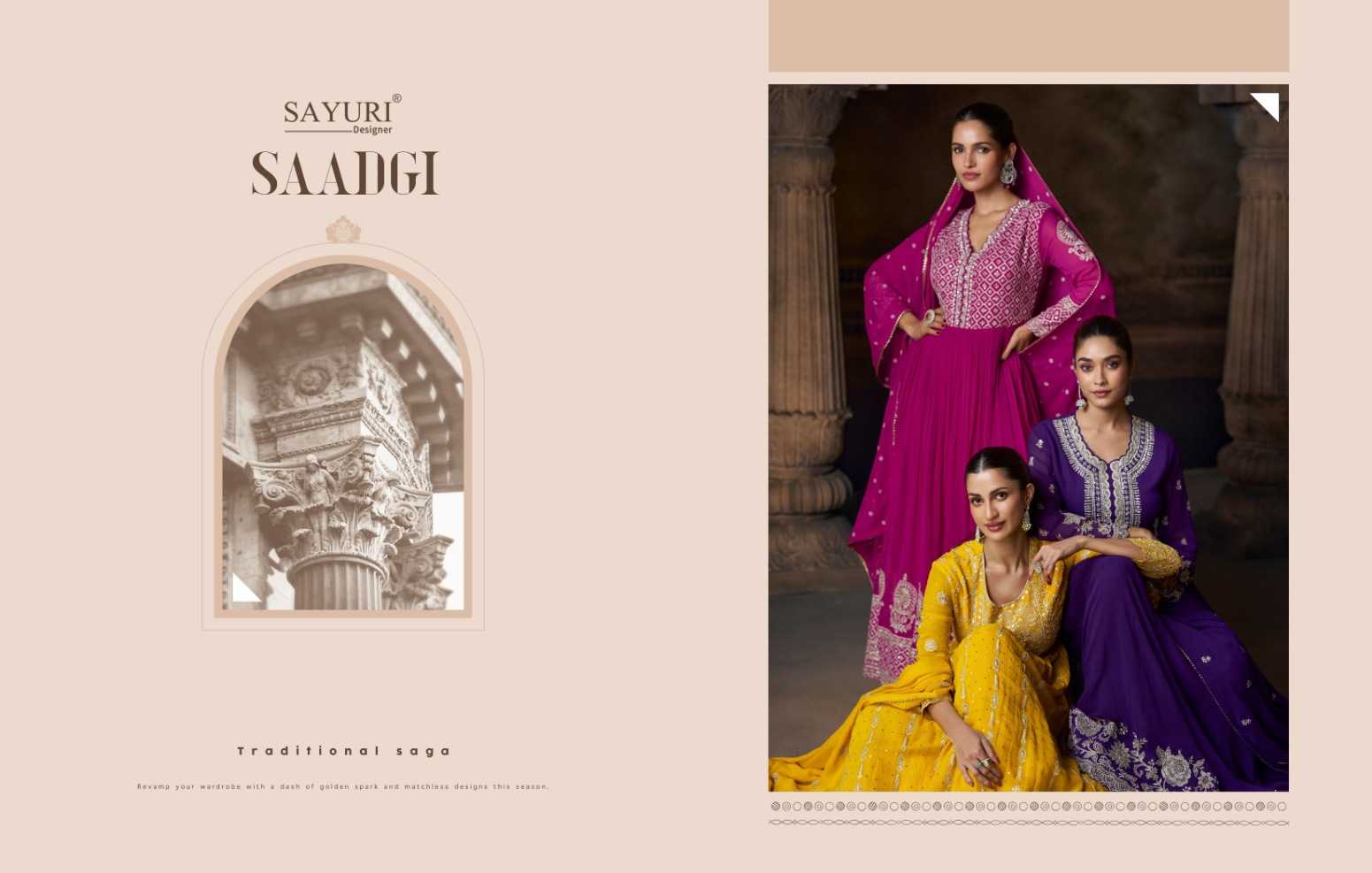 YNF Wholesale Premium Georgette Festive Kurtis KESH481 SAYURI SAADGI 5774 | Surat Manufacturer