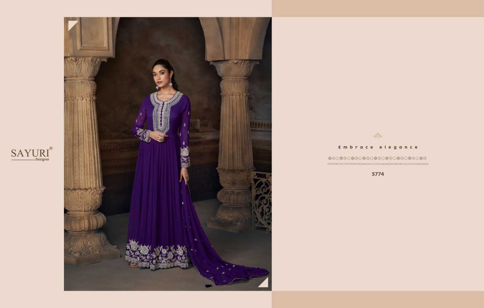 YNF Wholesale Premium Georgette Festive Kurtis KESH481 SAYURI SAADGI 5774 | Surat Manufacturer