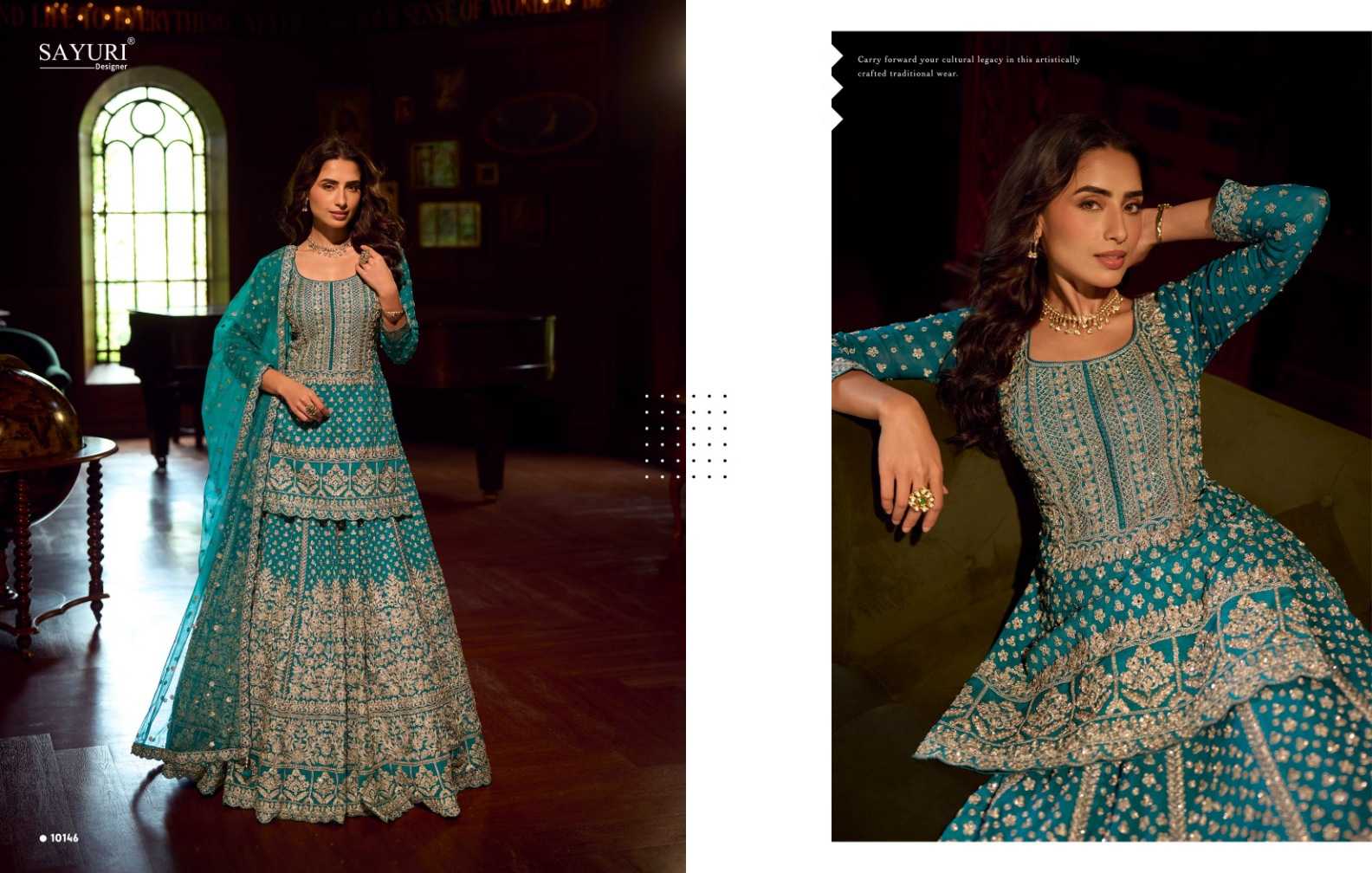 YNF Wholesale Premium Georgette Festive Kurtis KESH481 | Surat Manufacturer