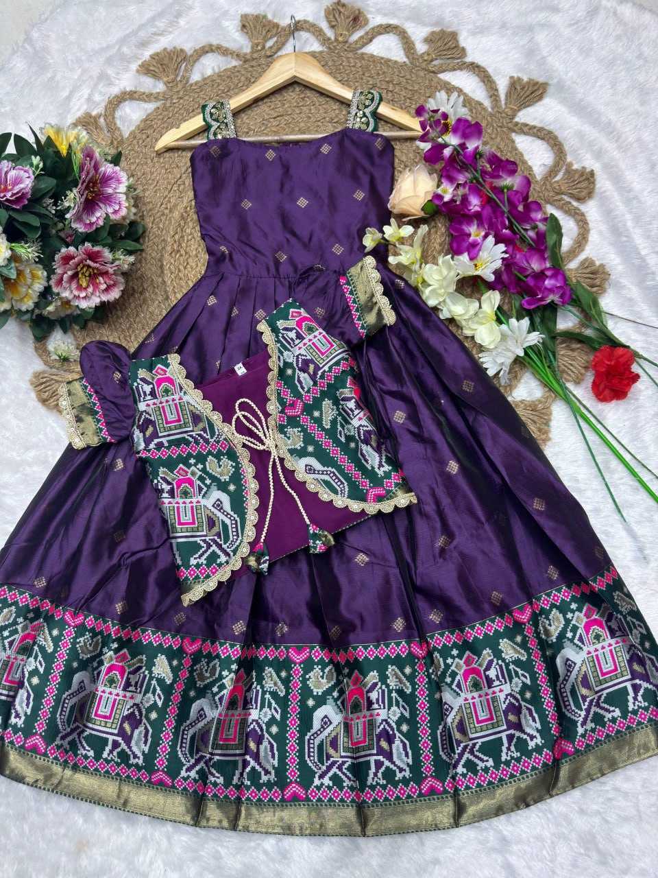 YNF Wholesale Premium Silk Kids Gown KESH642 076 | Surat Manufacturer