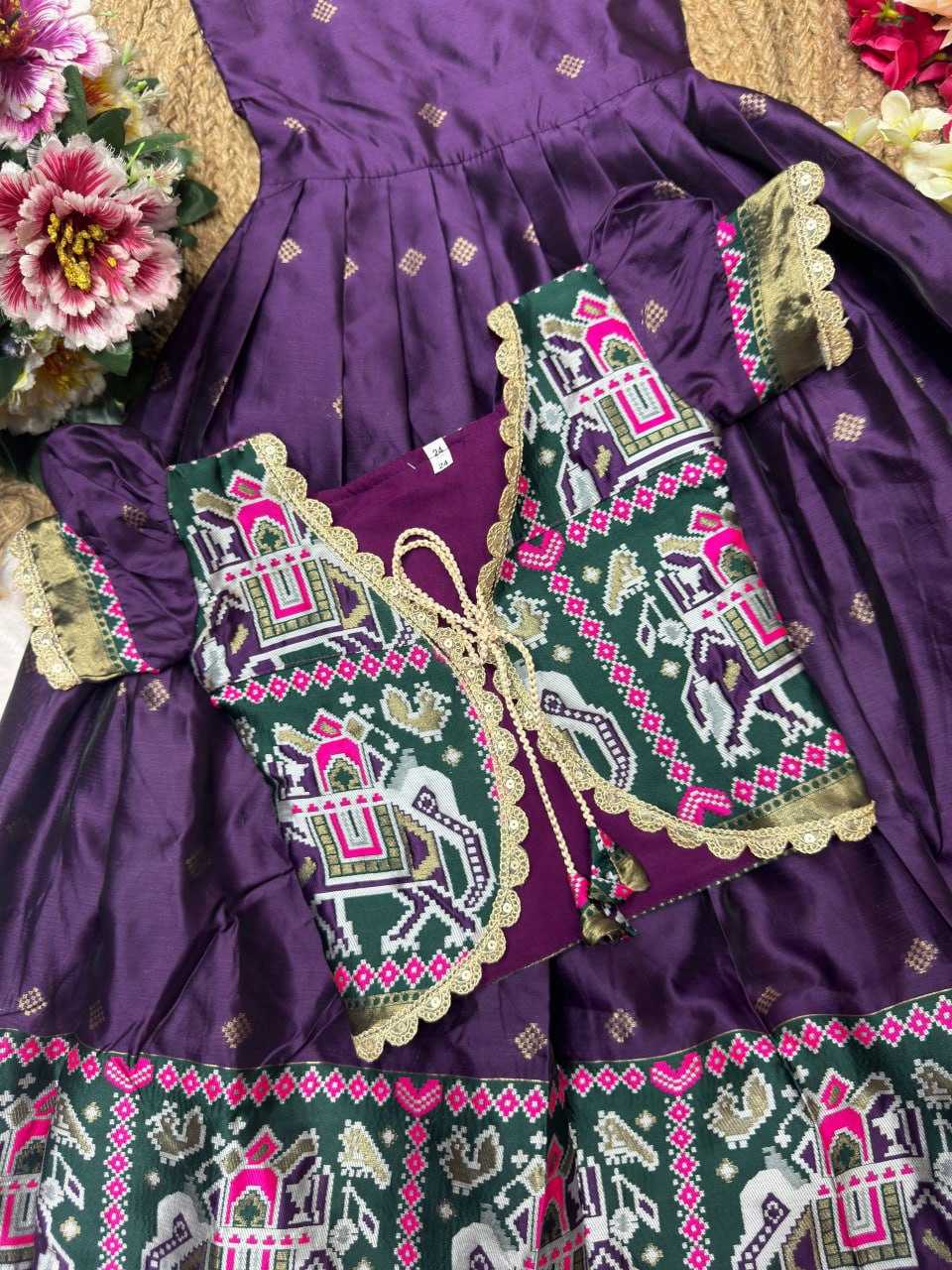 YNF Wholesale Premium Silk Kids Gown KESH642 076 | Surat Manufacturer
