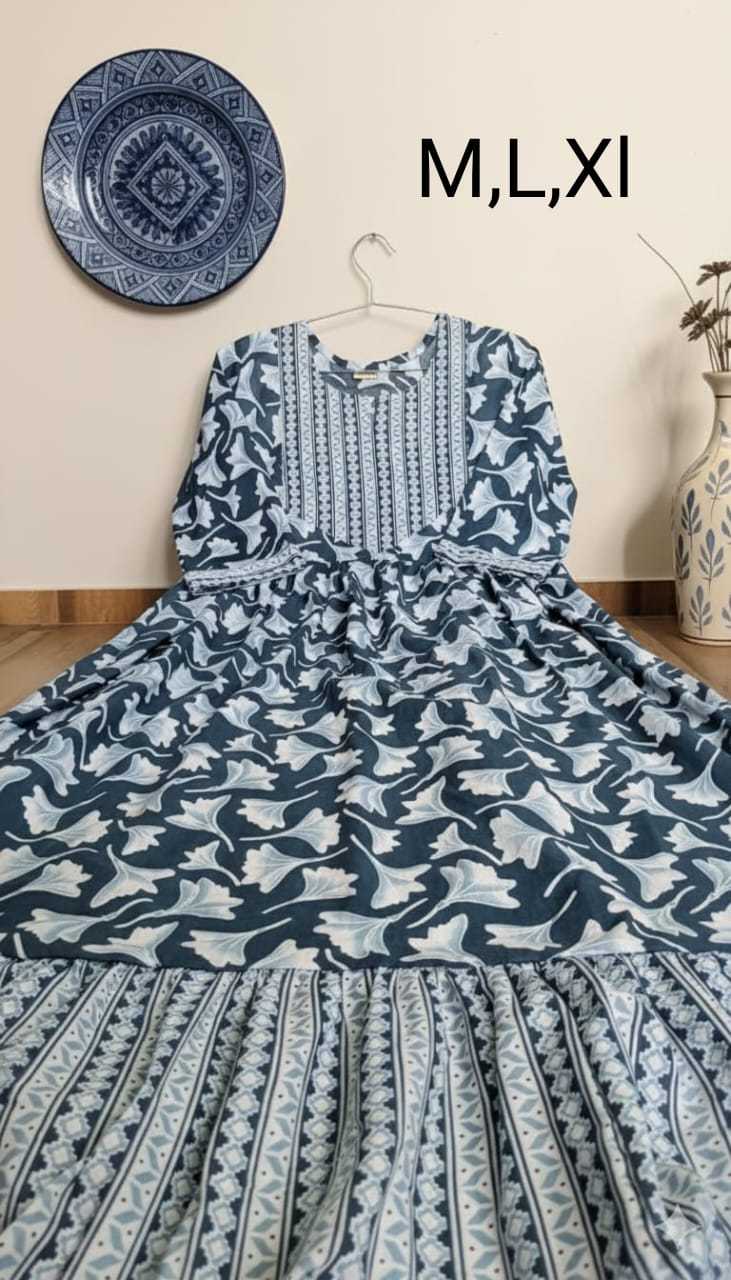 YNF Wholesale Pure Cotton Maxi Dresses KESH585 174 | Surat Manufacturer