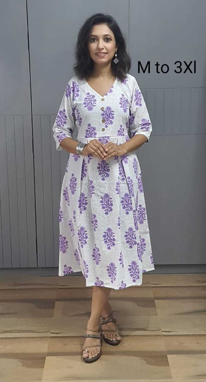 YNF Wholesale Pure Cotton One Piece Dress KESH585 183 | Surat Manufacturer