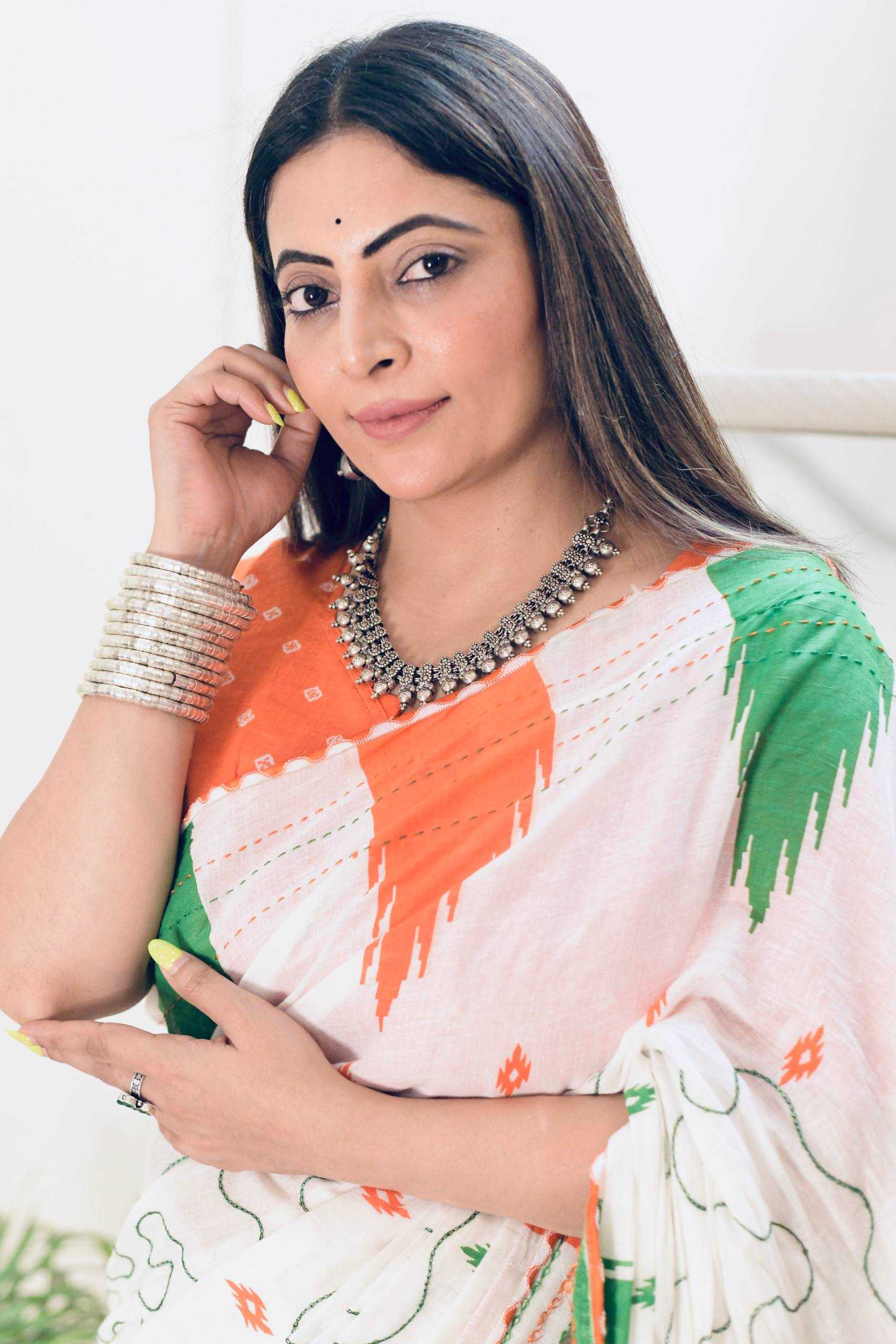 YNF Wholesale Pure Cotton Cotton Linen Sarees KESH621 Tiranga Vol-1 | Surat Manufacturer