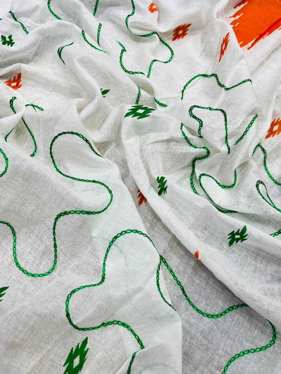 YNF Wholesale Pure Cotton Cotton Linen Sarees KESH621 Tiranga Vol-1 | Surat Manufacturer