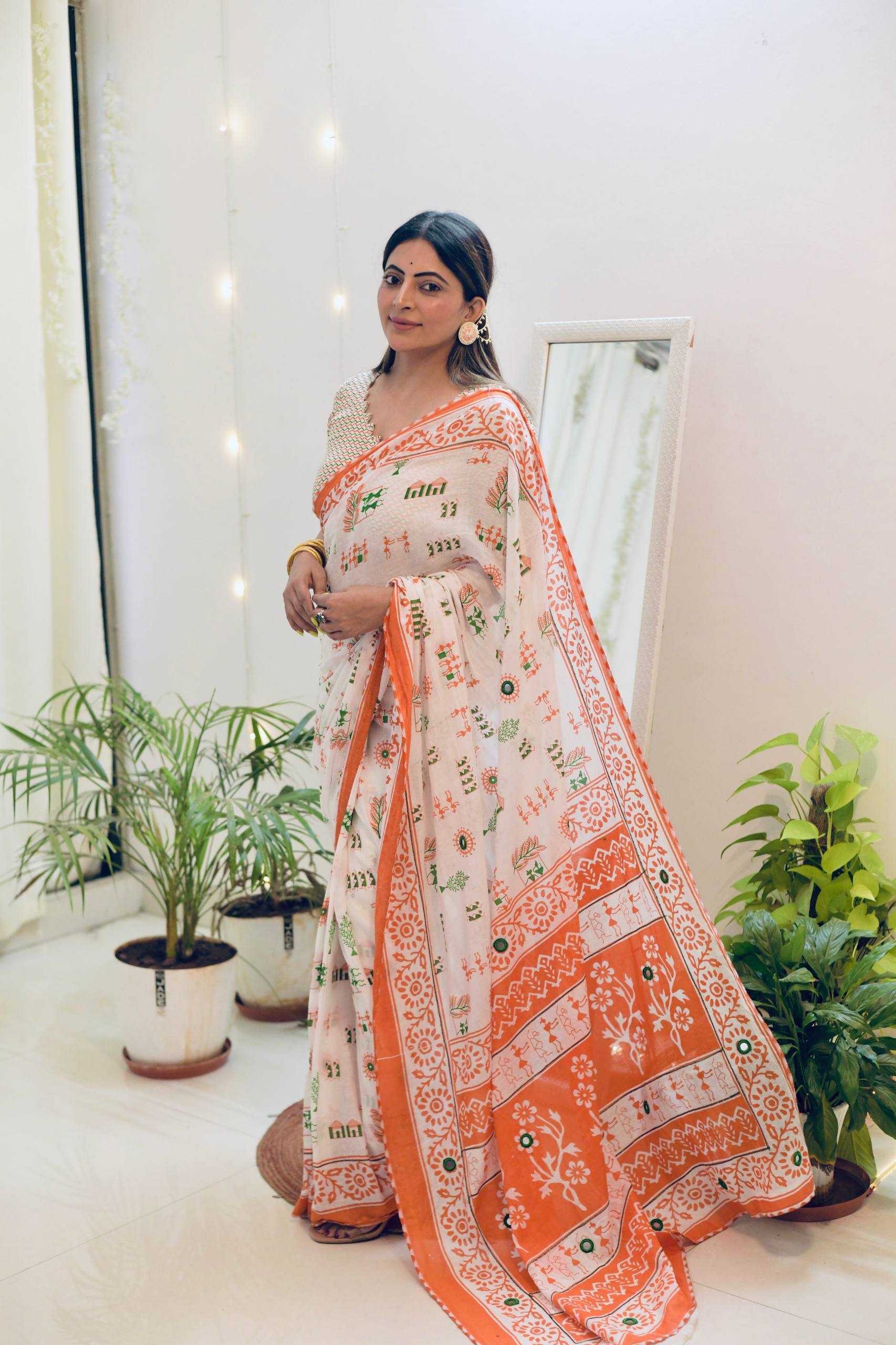 YNF Wholesale Pure Cotton Printed Sarees KESH621 Tiranga Vol-2 | Surat Manufacturer