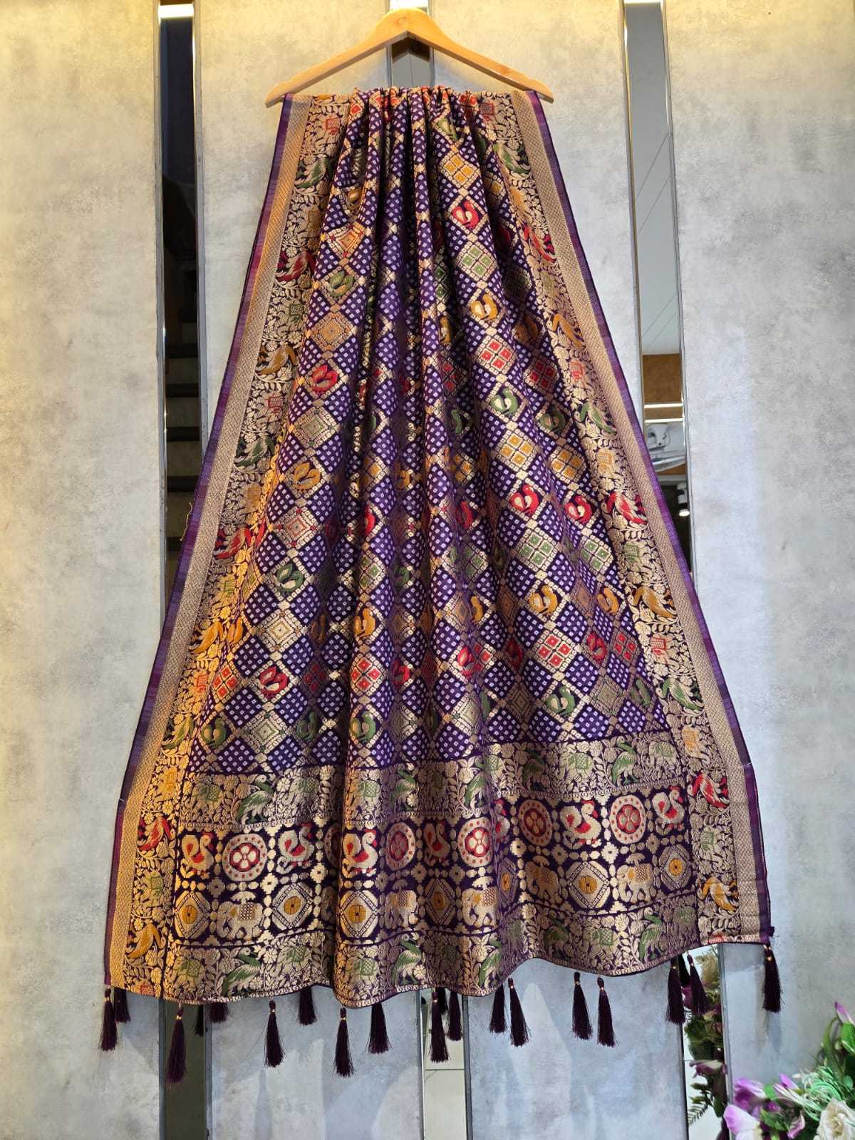 YNF Wholesale Pure Jorhat Gajji Modal Dupattas KESH580 patola | Surat Manufacturer