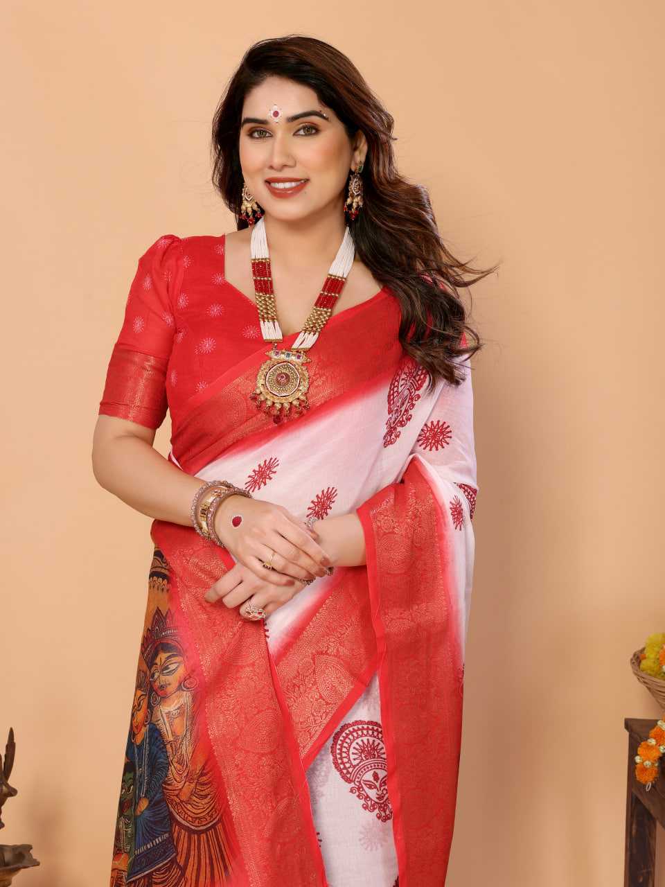 YNF Wholesale Pure Linen Designer Sarees KESH719 109 | Surat Manufacturer